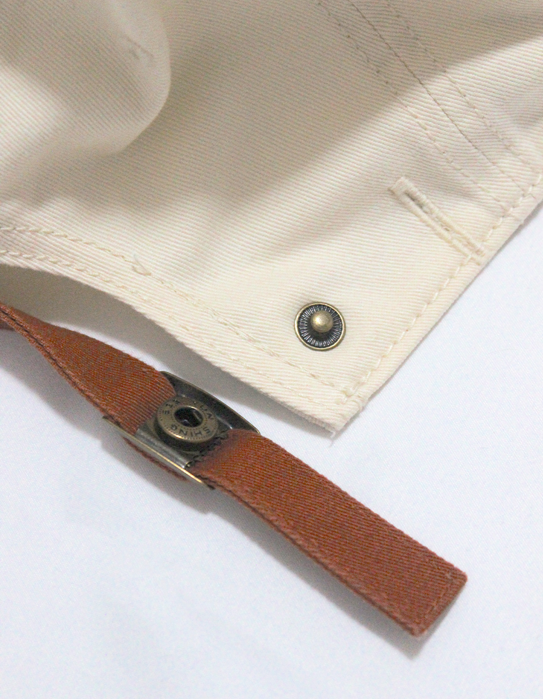 Two-Tone Smile Embro Cap