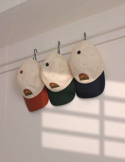 Two-Tone Smile Embro Cap