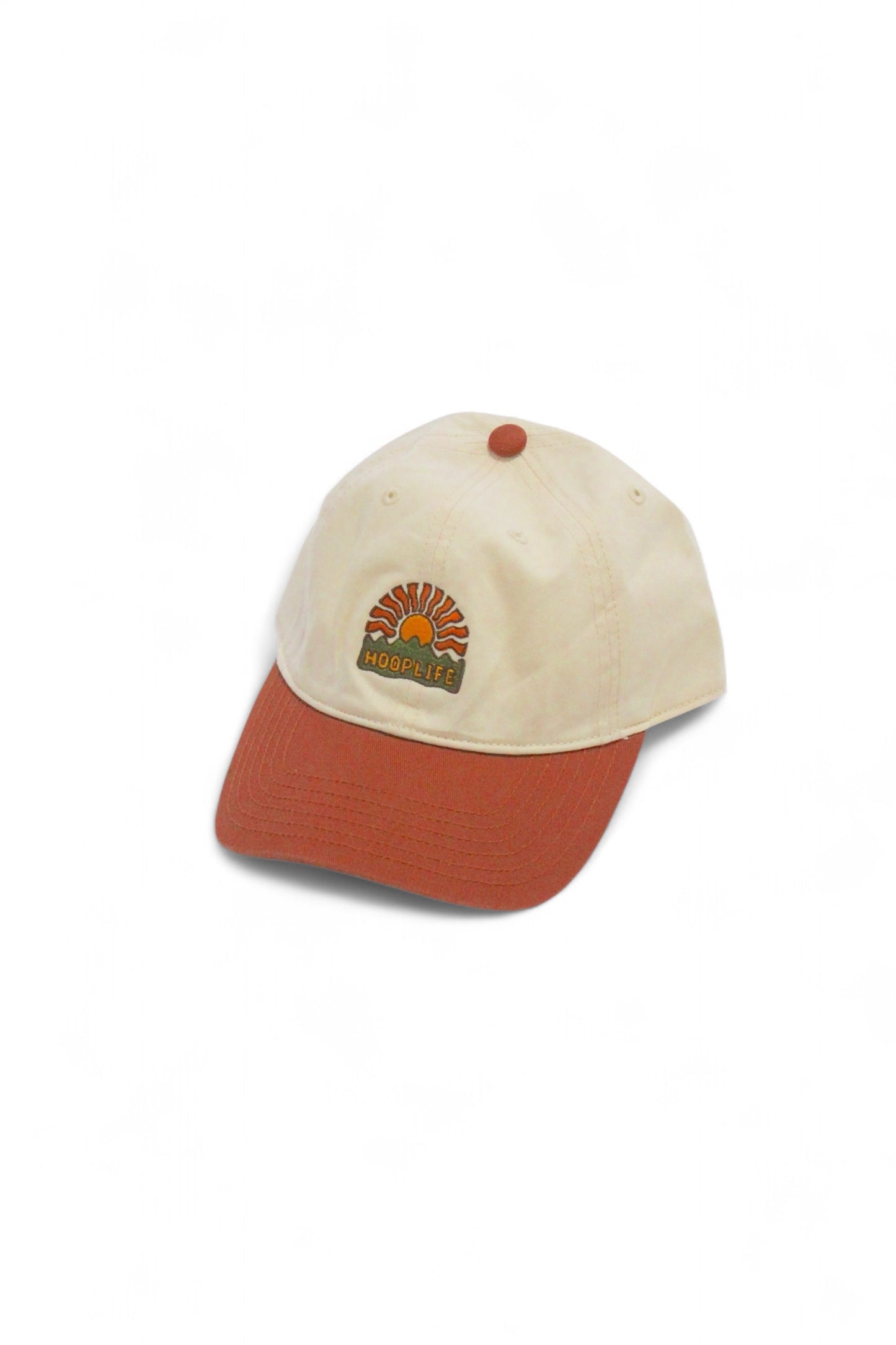 Two-Tone Smile Embro Cap