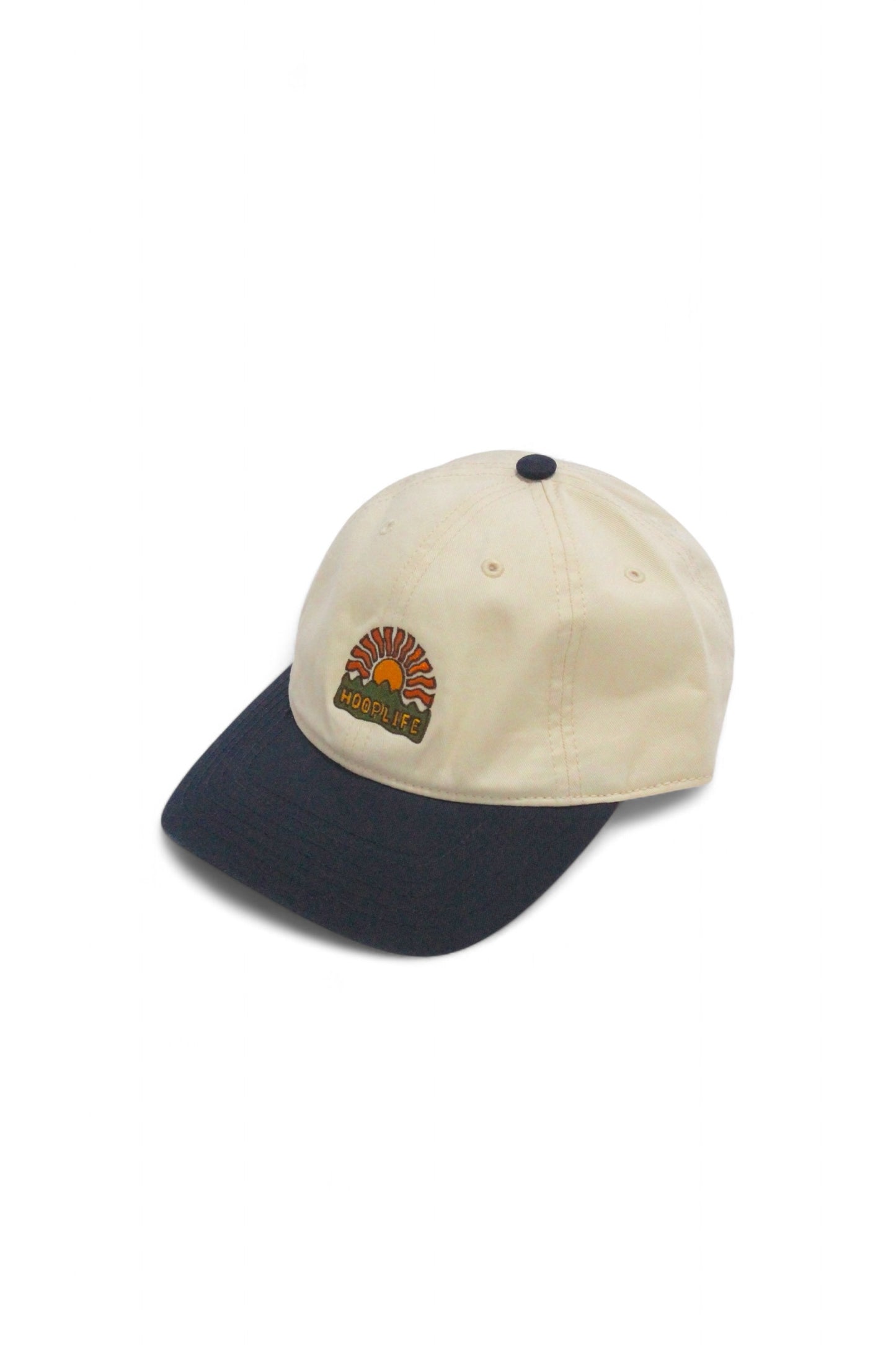 Two-Tone Smile Embro Cap
